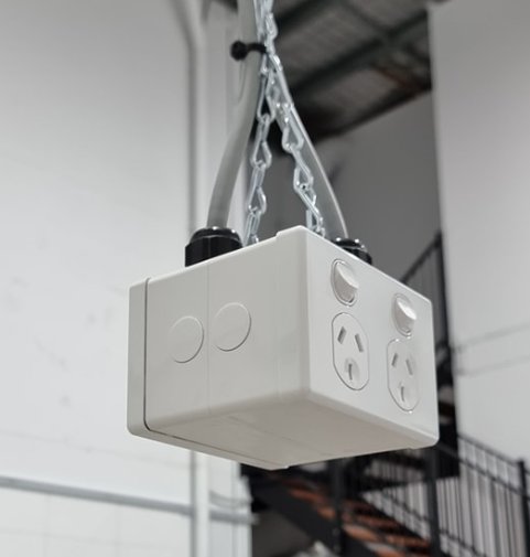 Commercial power point installation by Licence to Spark